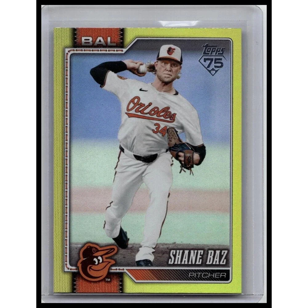 2026 Topps Shane Baz #475 Baltimore Orioles Sandglitter